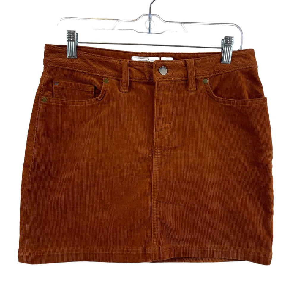 Patagonia Rusty Cognac Colored Corduroy Mini Skirt Sz. 6 - Picture 3 of 9